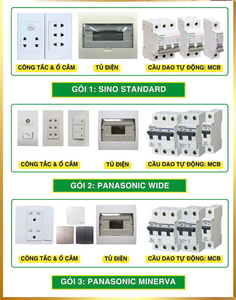 VẬT TƯ HOÀN THIỆN KHI XÂY NHÀ TRỌN GÓI